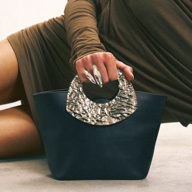 Andromeda Double Ring - Crystal/ Silver