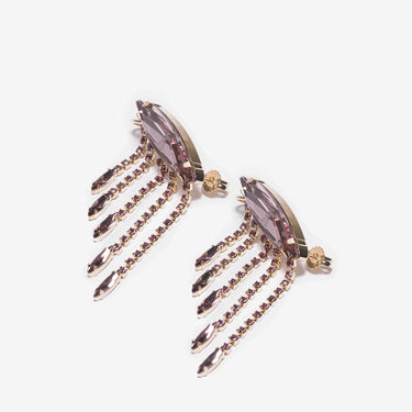 Andromeda Earrings - Lt. Amethyst / Lt. Gold