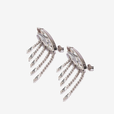 Andromeda Earrings - Crystal/ Silver