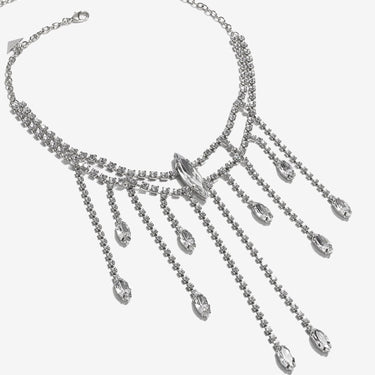 Andromeda Necklace - Crystal/ Silver