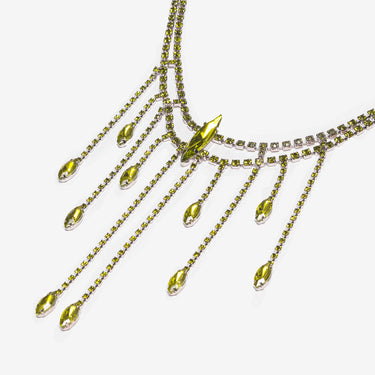 Andromeda Necklace - Olivine / Silver
