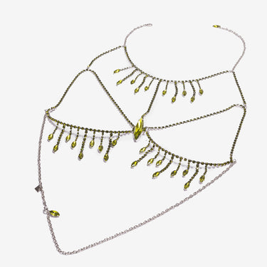 Andromeda Bra - Olivine / Silver