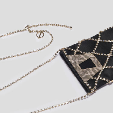 Nova Phoneholder - Black / Crystal / Light Gold