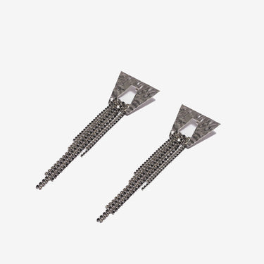 Nova Earrings - Black / Crystal / Light Gold