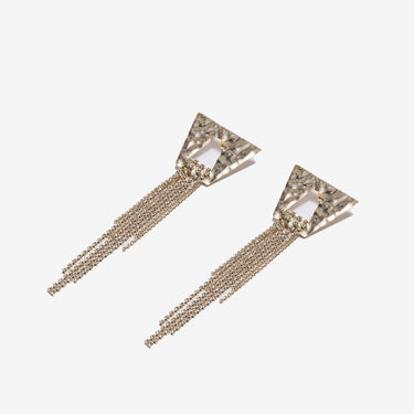 Nova Earrings - Crystal / Light Gold