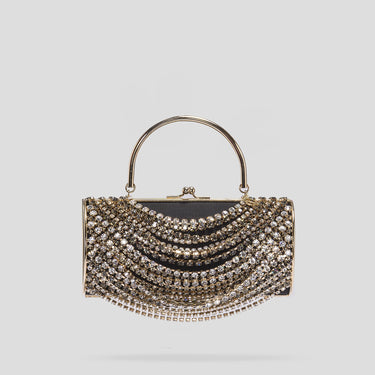 Vega Handbag - Black / Light Gold
