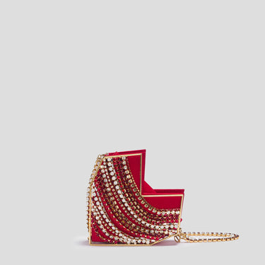 Vega Shoulder bag - Red/ Gold