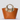 Nova Tote Bag - Cognac / Light Gold